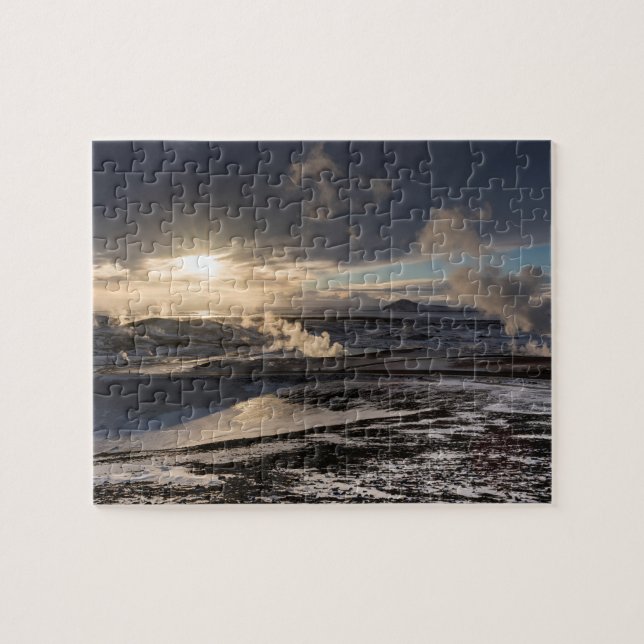 Geothermal Winter Landscape Jigsaw Puzzle (Horizontal)