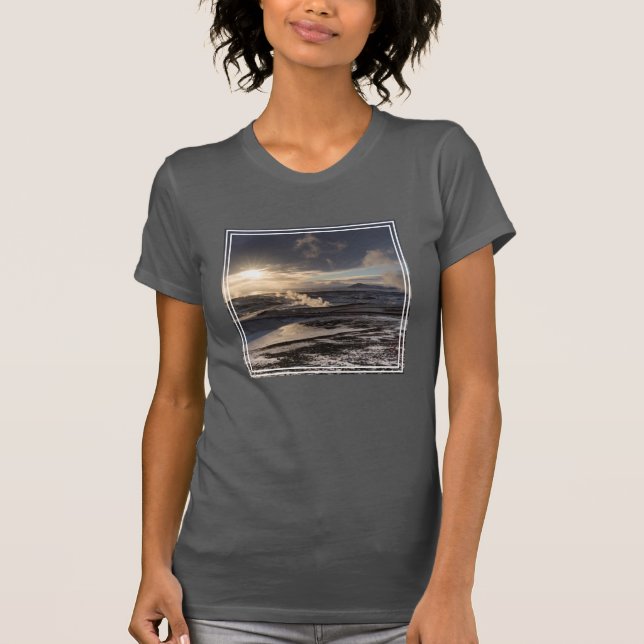 Geothermal Winter Landscape T-Shirt (Front)