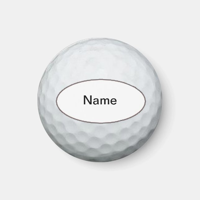 gepersonaliseerde golfbal magnet (Front)