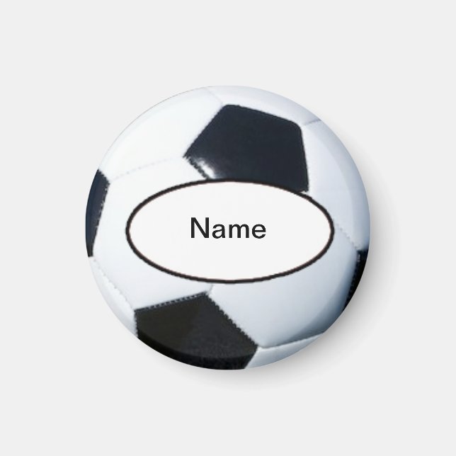 gepersonaliseerde soccer magnet (Front)