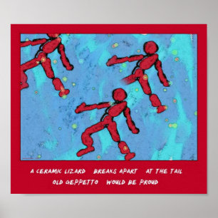 Gepetto's Reprise Tanka Art Print