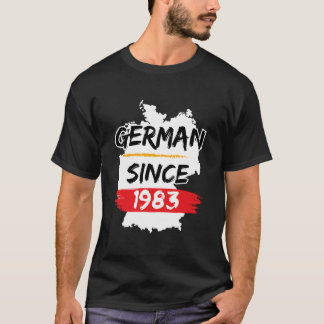 Ger Since 1983 Gery Map Ger T-Shirt