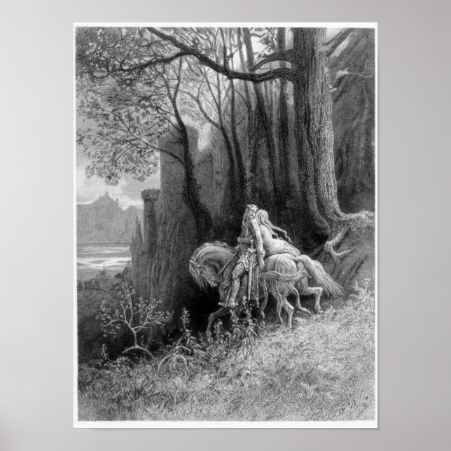 Geraint and Enid Ride Away Poster (Front)