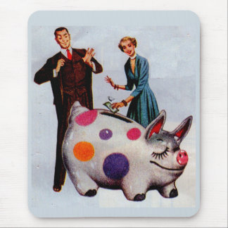 Gerald and Louise feed the pig Mouse Pad