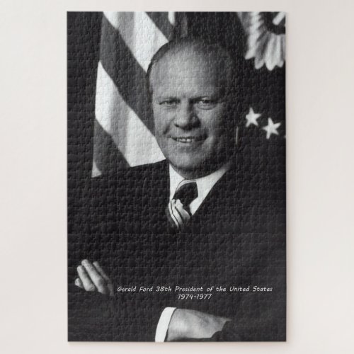 Gerald Ford 38th President of the United States Ji Jigsaw Puzzle