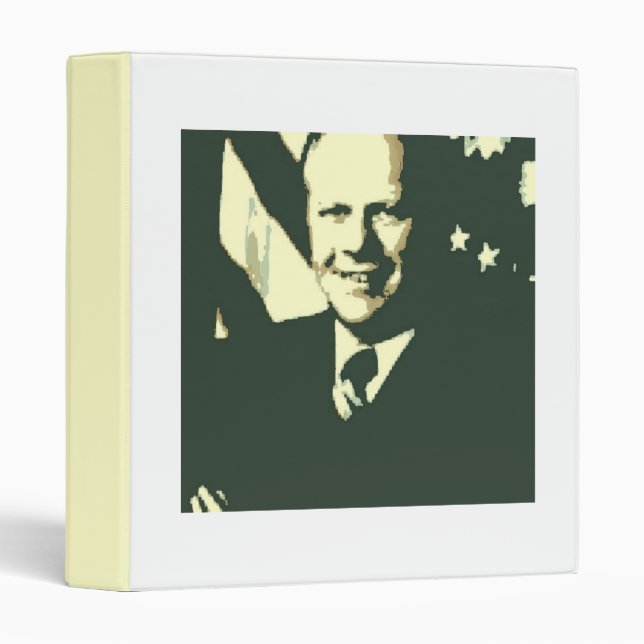 Gerald Ford 3 Ring Binder (Front/Spine)