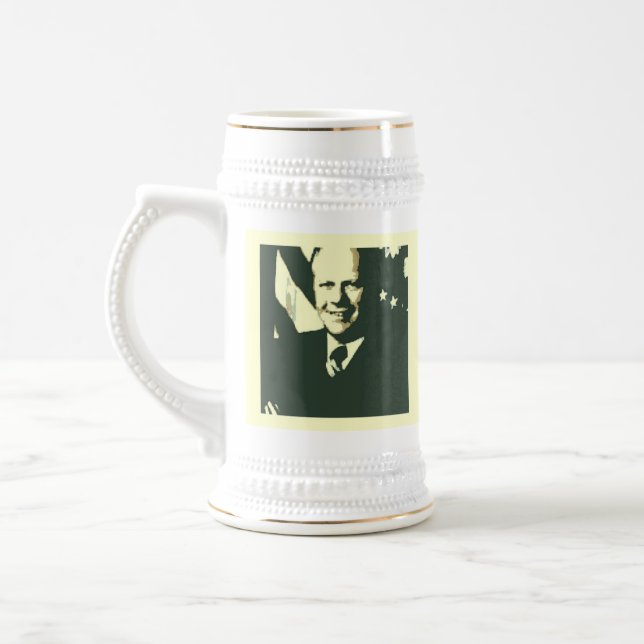 Gerald Ford Beer Stein (Left)