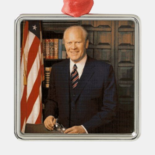Gerald Ford Metal Ornament