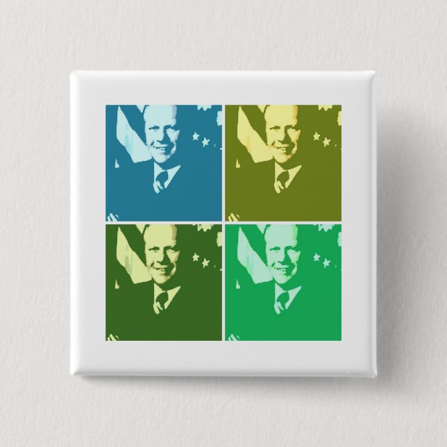 Gerald Ford Pinback Button (Front)