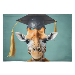 Gerald The Giraffe Graduates, Cloth Placemat