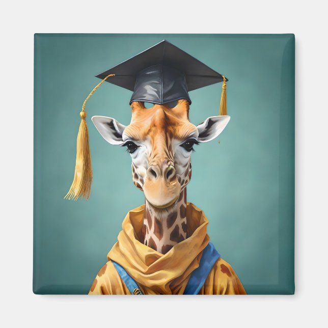 Gerald The Giraffe Graduates,  Magnet (Front)