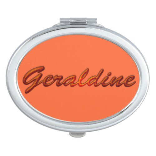 GERALDINE Name Branded Gift for Women Vanity Mirror