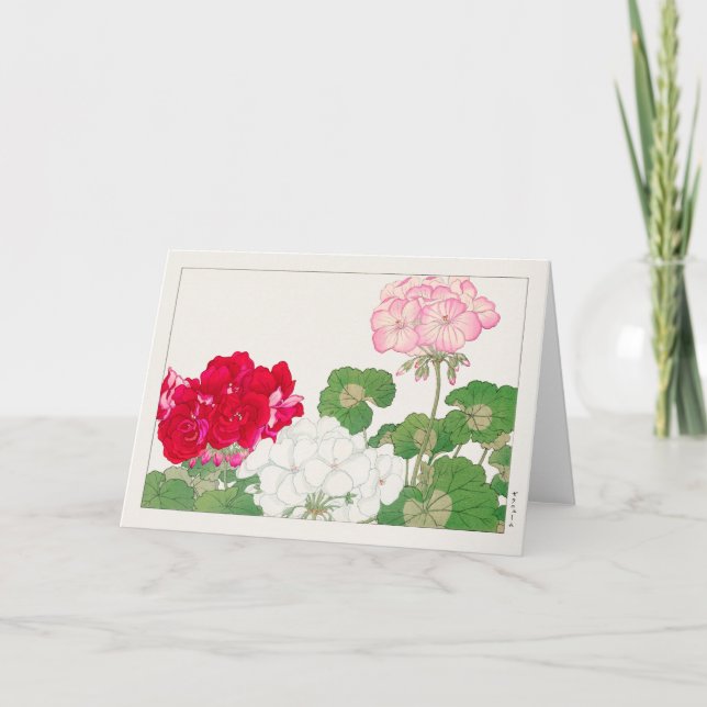 Geranium by Tanigami Konan Card (Front)