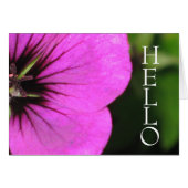 Geranium Card (Front Horizontal)