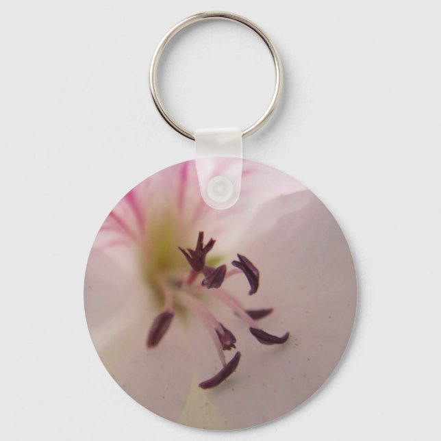 Geranium Center Keychain (Front)