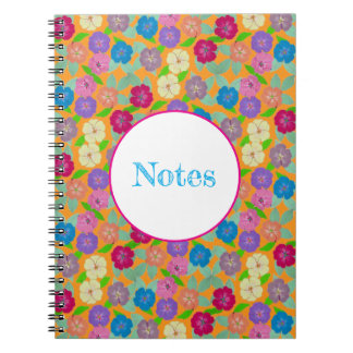 Geranium Flowers Notebook