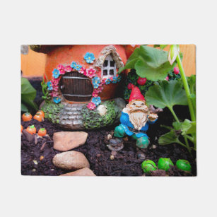 Gnome Sweet Gnome Doormat  Gardening Door Mat  Green Thumb  Funny Doormat  Garden Lovers Gift  Front Entrance  Welcome  Entry Mat