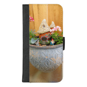 Geranium Gnome 03 iPhone 8/7 Plus Wallet Case