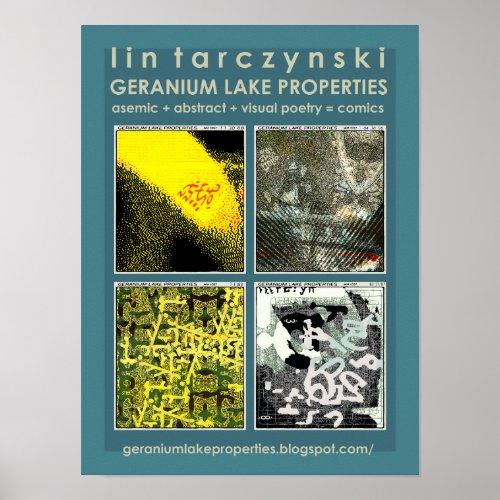 Geranium Lake Properties Green 4_Spot Poster