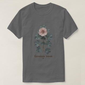 Geranium leaves t shirt design  2