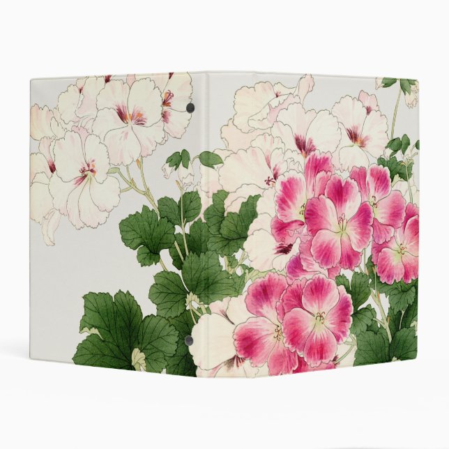 Geranium Mini Binder (Background)