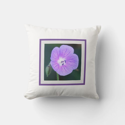 Geranium Photo Cushion