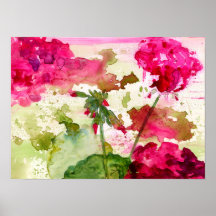 geranium poster