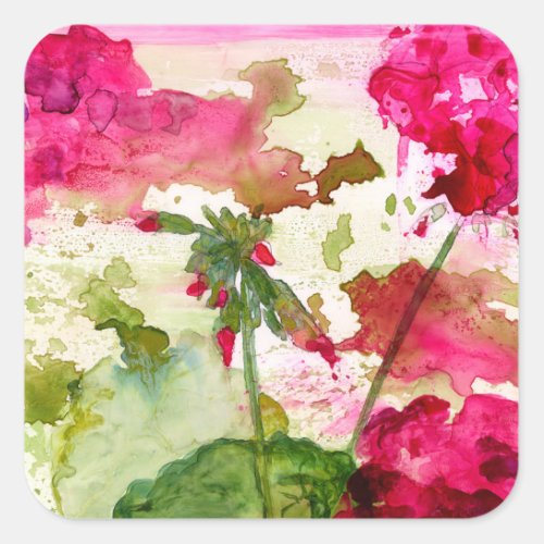 geranium sticker