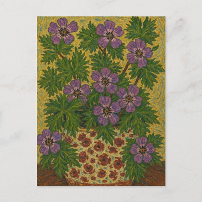 geranium wallichianum postcard (Front)