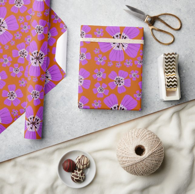 Geranium Wallichianum Wrapping Paper (Crafts)