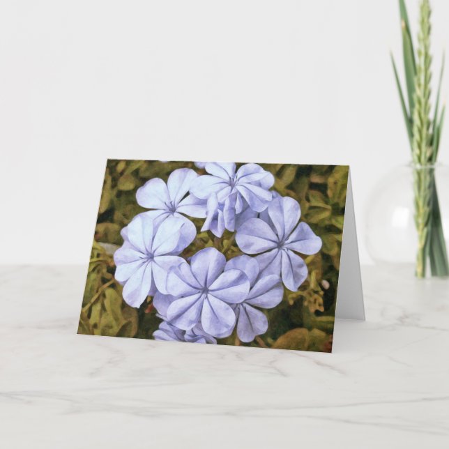 Geranium Wreath Scripture Card Psalm 36:10 (Front)