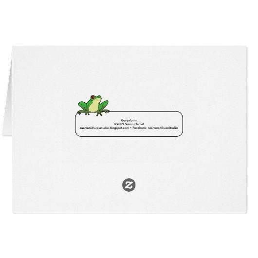 Geraniums (Back Horizontal)