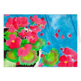 Geraniums Cards