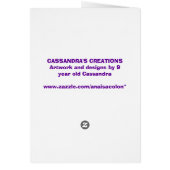 GERANIUMS CARDS (Back)