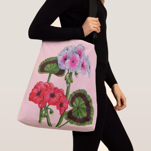 geraniums crossbody bag (Close Up)