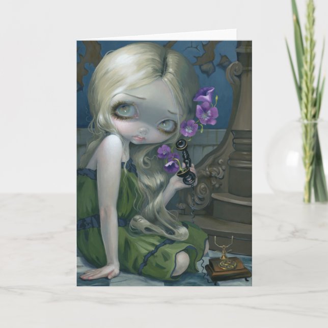 "Geraniums" Greeting Card (Front)