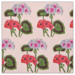 geraniums print floral print fabric