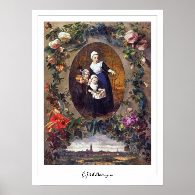 Gerardina van de Sande Bakhuyzen Zedign Art Poster (Front)