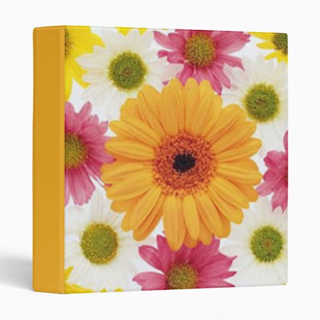 Gerber Daisy 1" Binder (Front/Spine)