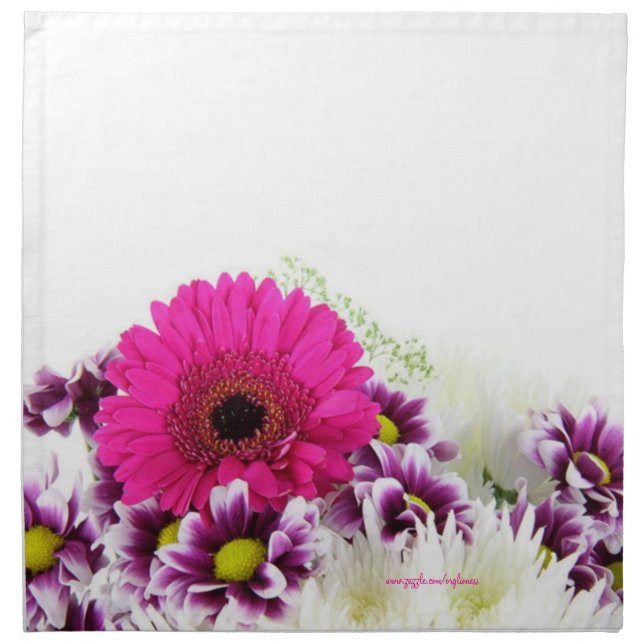 Gerber Daisy American MoJo Napkin (Front)