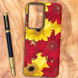 Gerber Daisy Floral Close-Up Photography Samsung Galaxy S21 Ultra Case<br><div class="desc">Check out this case featuring bright red and yellow Gerber Daisy close-up photographs. A sweet gift idea for a birthday,  graduation or other special occasion.</div>