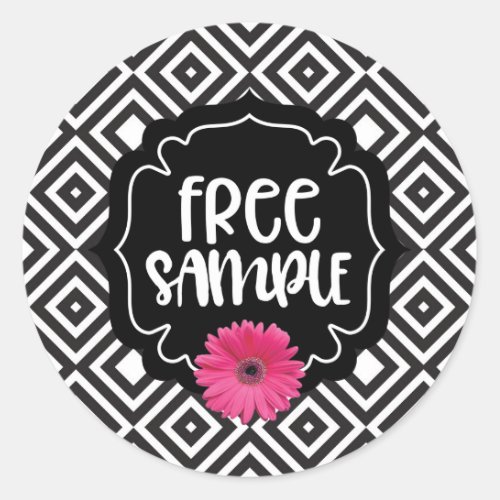 Gerber daisy free sample stickers