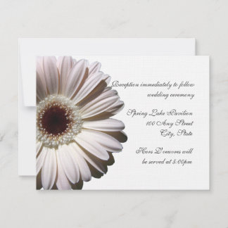 Gerber Daisy Wedding Invitation