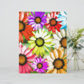 Gerbera colourful flower floral (Standing Front)