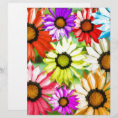 Gerbera colourful flower floral (Front/Back)