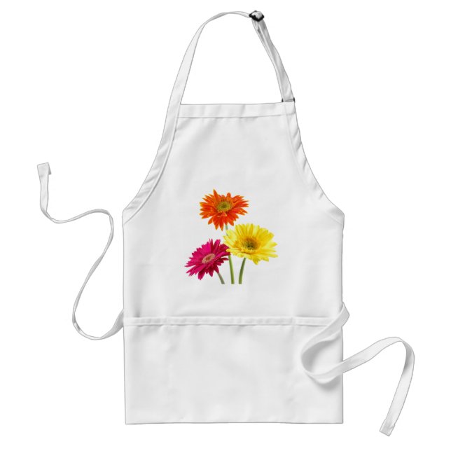 Gerbera Daisies Adult Apron (Front)