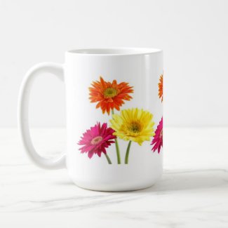 Coffee Mugs With Flowers and Nature
