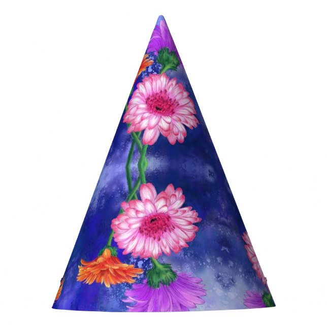 Gerbera Daisies Party Hat (Front)