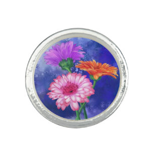 Gerbera Daisies Ring