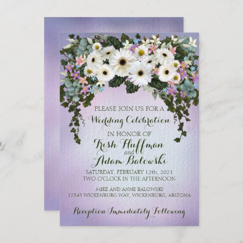 Gerbera Daisies Swag Wedding